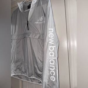 New Balance Light Gray Pullover Jacket